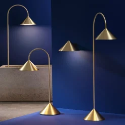 Grasp H47 portabel bordslampa solid brass