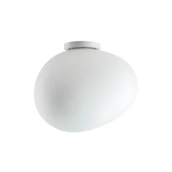 Gregg media vägglampa/plafond vit