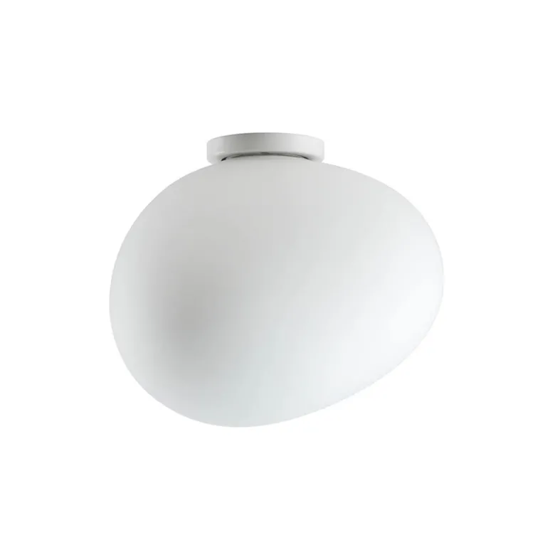 Gregg media vägglampa/plafond vit