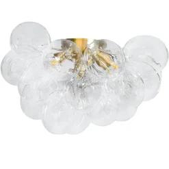 Gross plafond Ø50cm mässing/klar