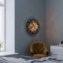 Gross Vägglampa Ø60cm Rökgrå