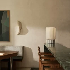 Half Meter Floor lamp Cocoon, aluminium