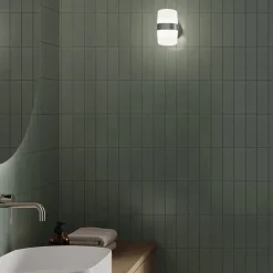 Hall vägglampa IP65 aluminium