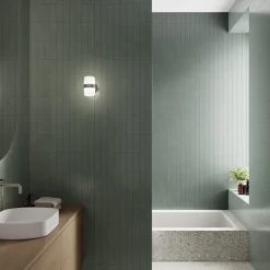 Hall vägglampa IP65 aluminium