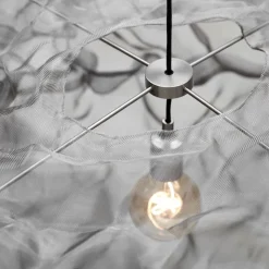 Heat large taklampa stål