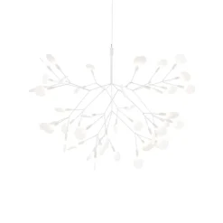 Heracleum III Suspended Small white