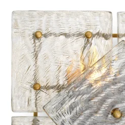 Hestia Vägglampa antik mässing/glas