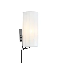 Hikari vägglampa vit/svart