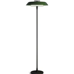 Horisont golvlampa mattsvart/blank skogsgrön