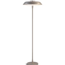 Horisont golvlampa metallic champagne
