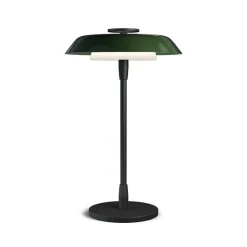 Horisont H475 bordslampa mattsvart/blank skogsgrön