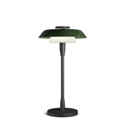 Horisont H365 bordslampa mattsvart/blank skogsgrön