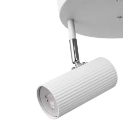 Hubble 3 plafond vit/krom