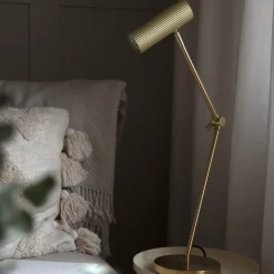Hubble Read bordslampa borstad mässing