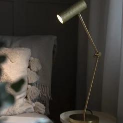 Hubble Read bordslampa borstad mässing