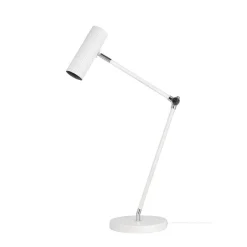 Hubble Read bordslampa vit/krom