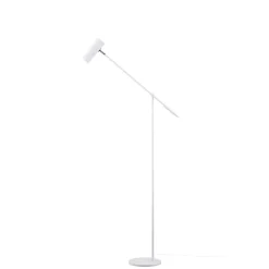 Hubble Read golvlampa vit/krom