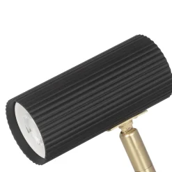Hubble 2 vägglampa svart/borstad mässing