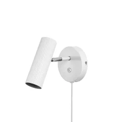 Hubble vägglampa vit/krom