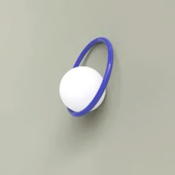 Hula Hoop vägglampa Electric Blue