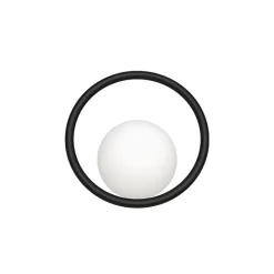 Hula Hoop vägglampa med sladd Ninja Black