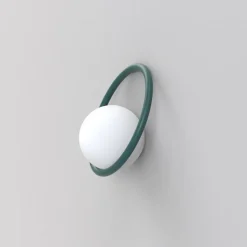 Hula Hoop vägglampa med sladd Peacock Green