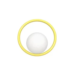 Hula Hoop vägglampa med sladd Sunshine Yellow