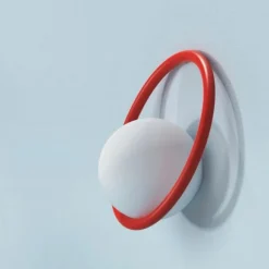 Hula Hoop vägglampa Strawberry Red