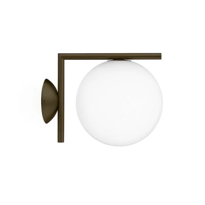 IC Lights C/W1 outdoor vägg-/taklampa djup brun