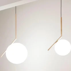 IC Lights S2 taklampa borstad mässing