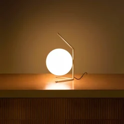 IC Lights T1 Low bordslampa borstad mässing