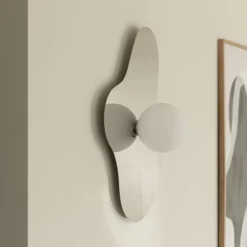 Illusion 60 vägglampa/plafond krom