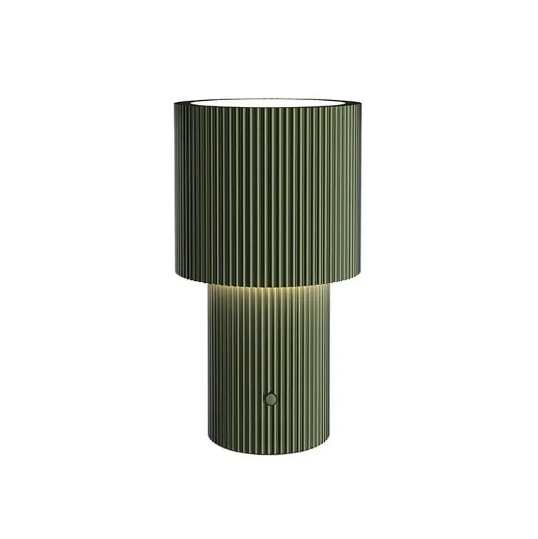 Iluma portabel bordslampa olivgrön