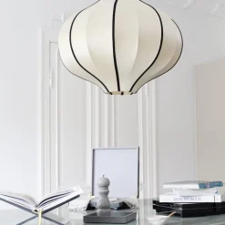 Indochina Onion L lampskärm Kit whit black ribbon