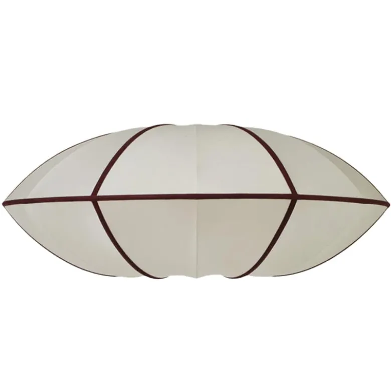 Indochina Ufo lampskärm offwhite/burgundy