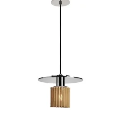 In The Sun Ø190 taklampa silver/guld
