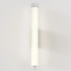 Io 665 vägglampa IP44 polerad krom