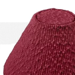 Iris Bouclé 20 lampskärm burgundy