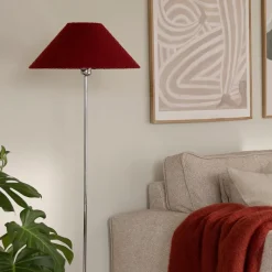 Iris Bouclé 45 lampskärm burgundy