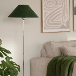 Iris Bouclé 45 lampskärm mossgrön