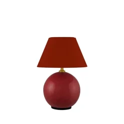 Iris 16 portabel bordslampa burgundy