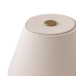 Iris 16 portabel bordslampa creme