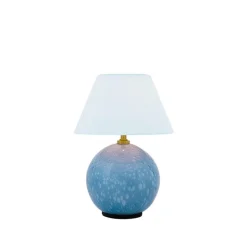 Iris 16 portabel bordslampa duvblå