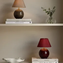 Iris 16 portabel bordslampa mocha