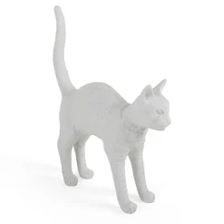 Jobby The Cat bordslampa vit