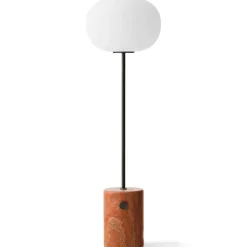 JWDA Golvlampa red travertine/bronzed brass