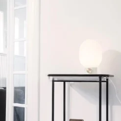JWDA liten Bordslampa concrete ljusgrå/mässing