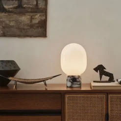 JWDA stor Bordslampa calacatta viola marmor