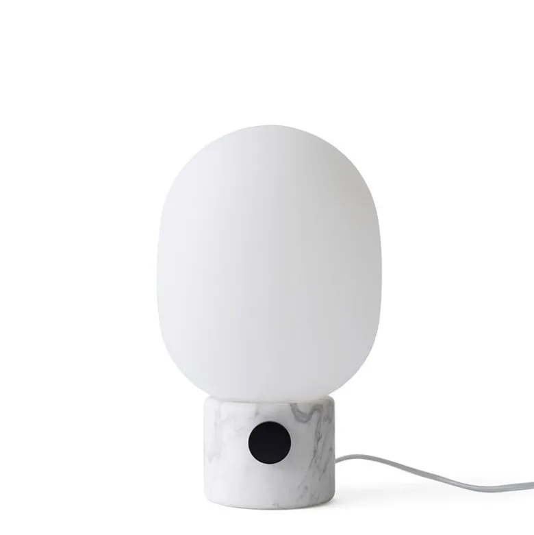 JWDA stor Bordslampa vit marmor