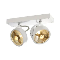 Kalu 2:a QPAR111 LED vägg/taklampa vit